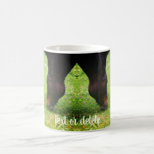 Mug Cheval Amis Pâtage personnalisé (Centre)