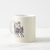 Mug Cheval antique poney enfants art (Devant gauche)