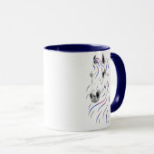 Mug Cheval arabe élégant (Devant droit)