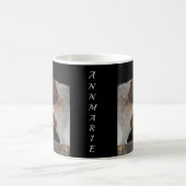 Mug Cheval au gingembre sur ferme avec nom (Centre)