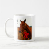 Mug Cheval avec Bow rouge (Gauche)