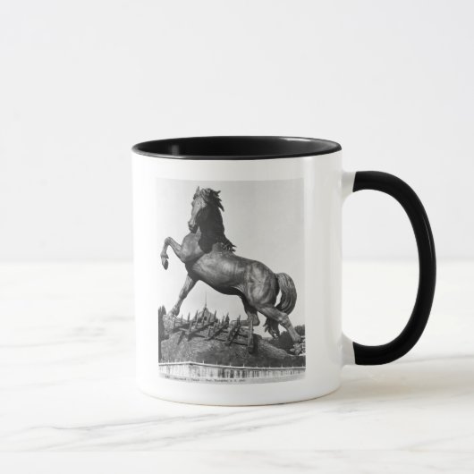 Mug Cheval avec une herse (Droite)
