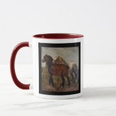 Mug Cheval Belge Brown Peinture fine d'art : (Gauche)