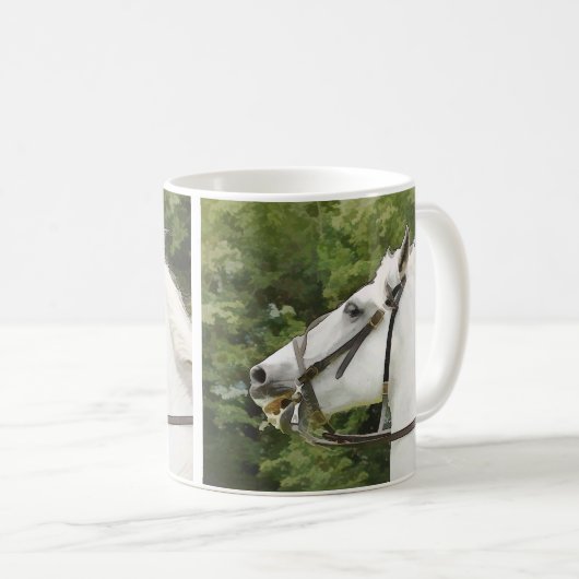 MUG CHEVAL BLANC (Devant droit)