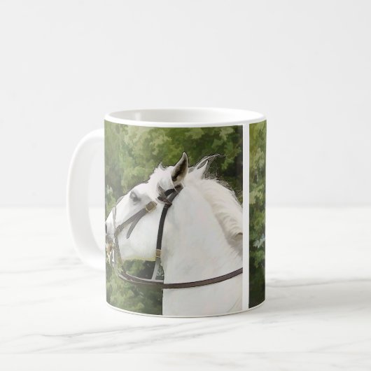 MUG CHEVAL BLANC (Devant gauche)