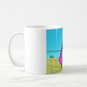 Mug Cheval blanc et Brown Valentine Coeurs (Gauche)