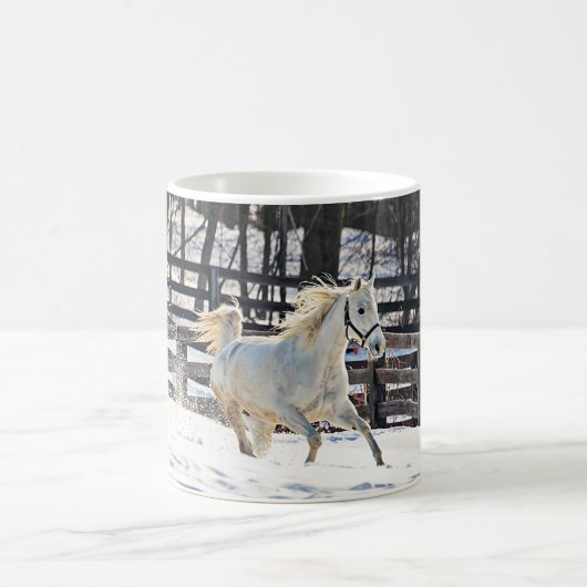 Mug Cheval blanc galopant (Centre)