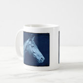 Mug Cheval bleu (Devant gauche)