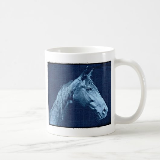 Mug Cheval bleu (Droite)