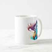 Mug Cheval bleu (Devant droit)