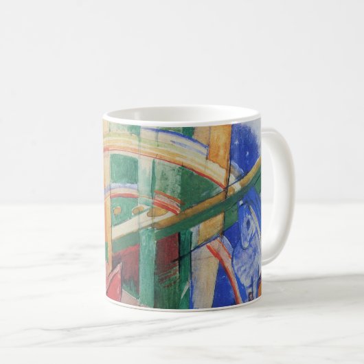 Mug Cheval bleu avec arc-en-ciel par Franz Marc (Devant droit)