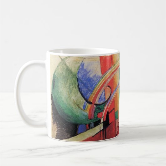 Mug Cheval bleu avec arc-en-ciel par Franz Marc (Gauche)