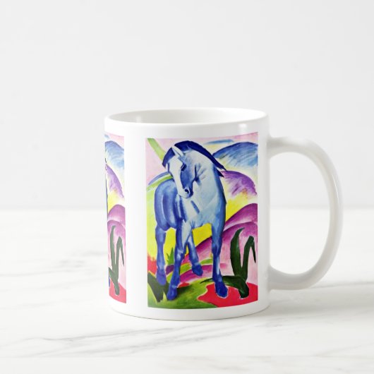 Mug Cheval bleu I par Marc Franz (Droite)