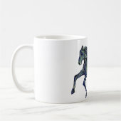 Mug Cheval bleu peint (Gauche)