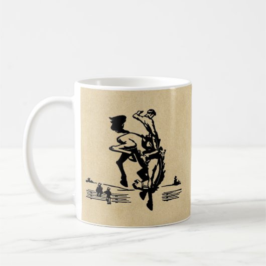 Mug Cheval Bronco et cavalier (Gauche)