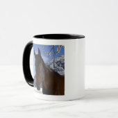 Mug Cheval Brown en hiver (Devant gauche)