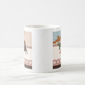 Mug Cheval Brown sauvage du Sud-Ouest et Cactus (Centre)