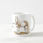 Mug Cheval Brun Blanc (Devant droit)