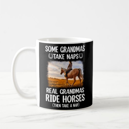 Mug Cheval - Certains Grand-Mêmes Prenez Naps Véritabl (Gauche)