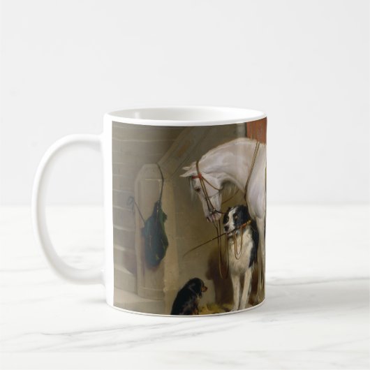 Mug Cheval chien Favoris peinture art Landseer Proprié (Gauche)
