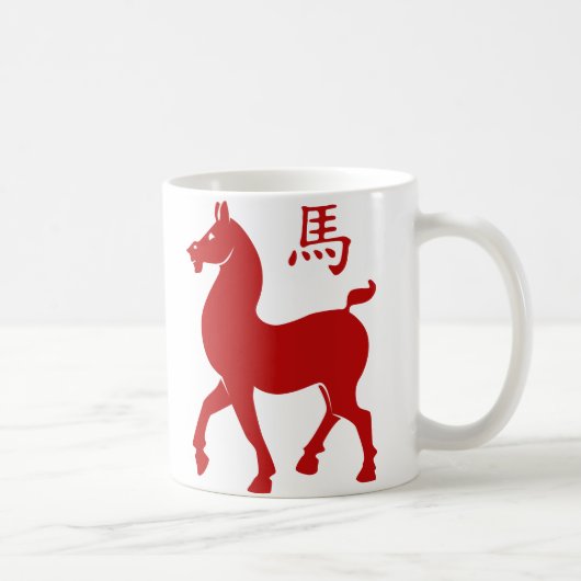 Mug Cheval chinois du Zodiac (Droite)