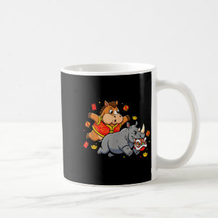 Mug Cheval Chinois Rhino Drôle Enfants Hommes Femmes H