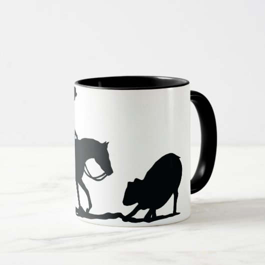 Mug Cheval coupant (Devant droit)