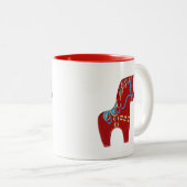 Mug Cheval Dala Rouge # 6 (Devant droit)