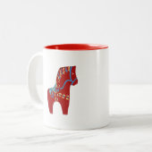 Mug Cheval Dala Rouge # 6 (Devant gauche)