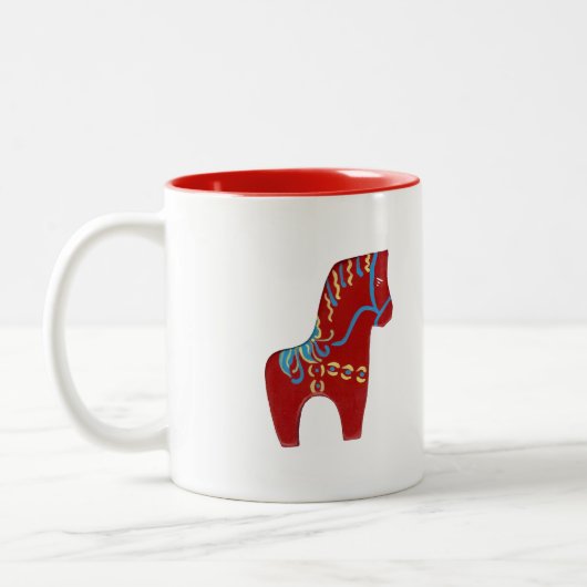 Mug Cheval Dala Rouge # 6 (Gauche)