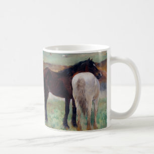 Mug Cheval dans une prairie, Edgar Degas
