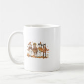 Mug Cheval d'automne de Thanksgiving Cheval Feuilles d (Gauche)