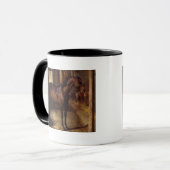 Mug Cheval de baie foncé dans l'écurie (Devant gauche)