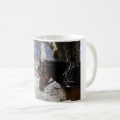 Mug Cheval de chariot d'hiver (Devant droit)