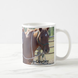 Mug Cheval de cheval de cheval, cowboy gai
