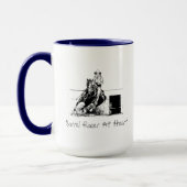 Mug Cheval de course de baril (Gauche)