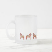 Mug Cheval de Dala de janvier givré (Gauche)
