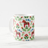 Mug Cheval de Dala suédois Rouge (Devant gauche)