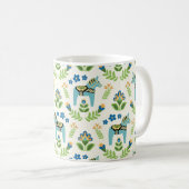 Mug Cheval de Dala suédois Turquoise (Devant droit)