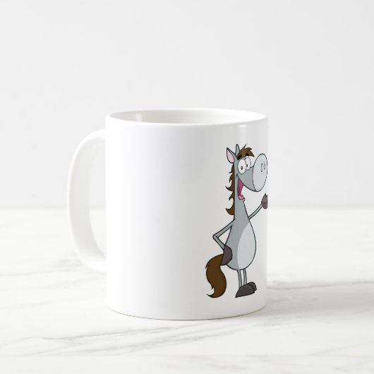 Mug Cheval de dessin (Devant gauche)