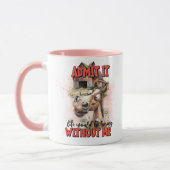 Mug Cheval de dessin animé (Gauche)