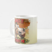 Mug Cheval de dessin animé (Devant gauche)
