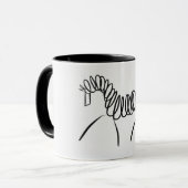 Mug Cheval de dressage (Devant gauche)