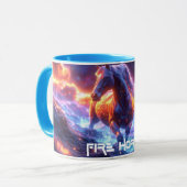 MUG CHEVAL DE FEU - SHENG XIAO - (Devant gauche)
