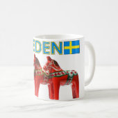 Mug Cheval de la Suède Dala (Devant droit)