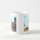 Mug Cheval de l'Amish rural et buggy (Centre)