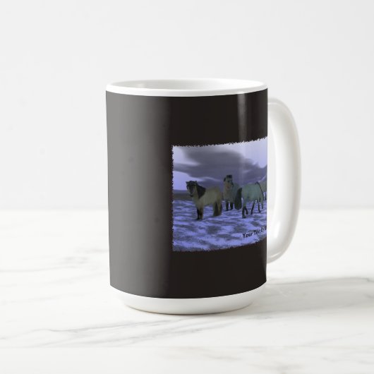 Mug Cheval de l'aube (Devant droit)