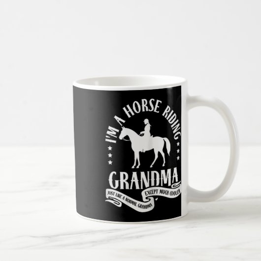 Mug Cheval de l'Ouest Grand-mère équitation G (Droite)