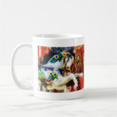 Mug Cheval de manège en gros plan (Gauche)