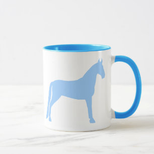 Mug Cheval de marche du Tennessee (bleu-clair)